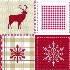 Duni Servetten 33X33 Cm Scandic Star> Kerst Tafeldecoratie