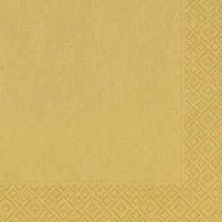 Duni Servetten 33X33 Gold> Kerst Tafeldecoratie