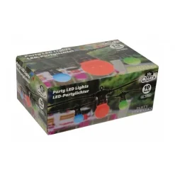 GETX Party Lichtslinger Met 10 Gekleurde Lampen 50X Led 7,25M> Kerstverlichting