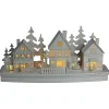 Decorative Lighting Houten Kerstdorp Met Led Verlichting> Kerstdorp