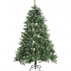 Christmas Gifts Kerstboom 210Cm 1024 Tips Met Sneeuw En Dennenappels> Kunstkerstboom Zonder Verlichting