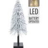 Snowflake Kerstboom Met Sneeuw En Led Lampen> Kleine Kunstkerstboom