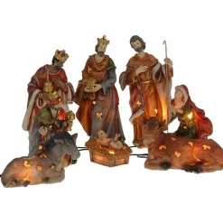 Decorative Lighting Kerstgroep Met Verlichting 20 Cm> Kerststal