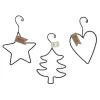 Home & Styling collection Kersthanger Haak Set A 3 Assorti> Kersthangers