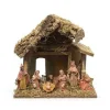 KSD Electrical Kerststal 8 Figuren Poly 27X17X26Cm Multi Krimp> Kerststal
