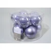 Christmas Decoration Koker Kerstballen Glas 60Mm Lila> Kerstballen