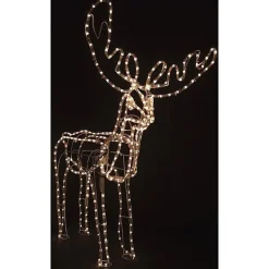 Decorative Lighting Lichtslang Rendier Met Bewegend Hoofd 117X109Cm> Kerstverlichting