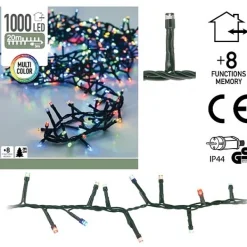 Decorative Lighting Micro Cluster 1000 Led'S 20 Meter Multicolor> Kerstverlichting